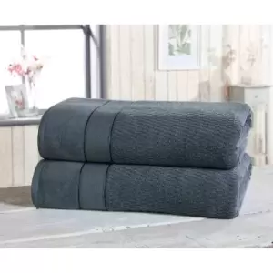 Rapport Home Furnishings Royal Velvet 550gsm Towel Bale - 2 Piece - Denim