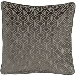 Paoletti Avenue Cushion Cover (One Size) (Grey) - Grey