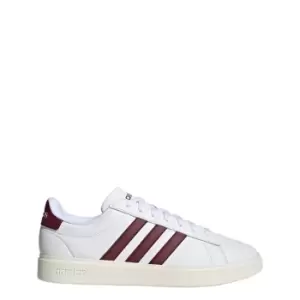 adidas Grand Court Cloudfoam Lifestyle Court Comfort Shoe - Cloud White / Shadow Red / Off