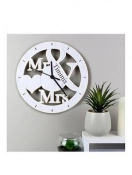 Personalised Mr & Mrs Clock