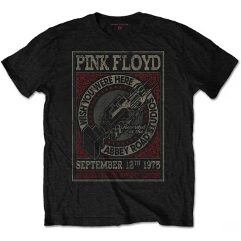 Pink Floyd - WYWH Abbey Road Studios Unisex Large T-Shirt - Black
