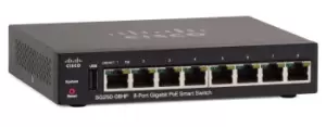 Cisco SG250-08HP Managed L2/L3 Gigabit Ethernet (10/100/1000)...