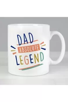 Personalised Absolute Legend Mug - White - Ceramic