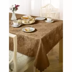 Green & Sons Table Cloth Damask Rose 50 X 70" Coffee
