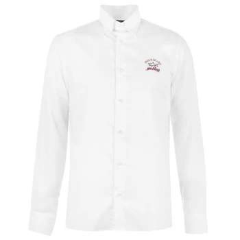 Paul And Shark Crew Sleeve Shirt - White