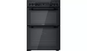 Hotpoint HDM67V92HCB Double Oven Electric Cooker