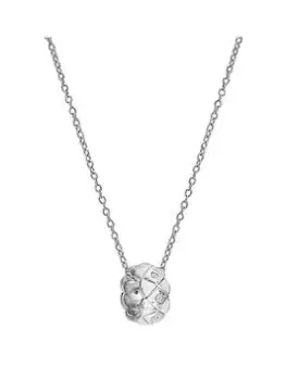 Hot Diamonds Quilted Pendant - White Topaz, Silver, Women
