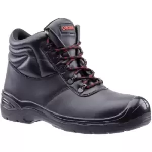Centek Mens FS336 S3 Lace Up Leather Safety Boot (9 UK) (Black) - Black