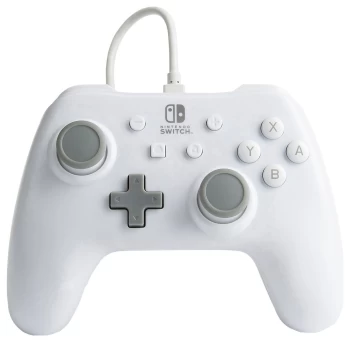 PowerA Nintendo Switch Enhanced Wired Controller - White