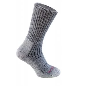 Bridgedale Mens MerinoFusion Trekker Socks Grey UK Size 9 11.5