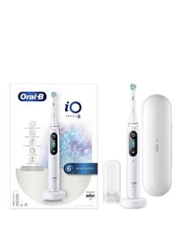 Oral-B Io8 White Electric Toothbrush + Travel Case