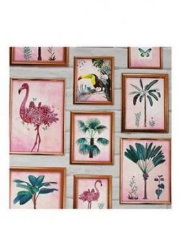 Fresco Tropical Frames Wallpaper