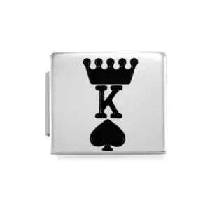 Nomination GLAM King of Spades Charm
