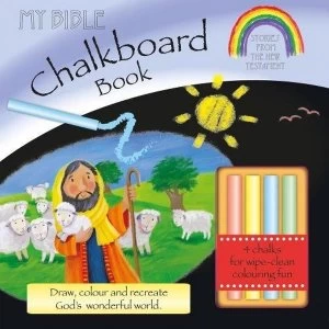 My Bible Chalkboard Book: Stories from the New Testament (Incl. Chalk) by Su Box (Board book, 2017)