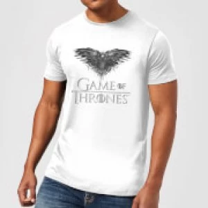 Game of Thrones Three-Eyed Raven Mens T-Shirt - White - 5XL