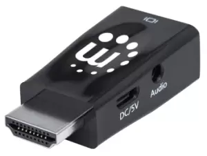 Manhattan HDMI to VGA (with Audio) Converter, 1080p, Male to...