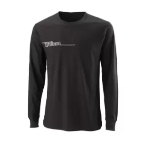 Wilson Long Sleeve Tech T Shirt Mens - Black