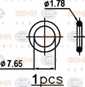 Condenser Air Conditioning 8FC351343-444 by BEHR