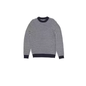 French Connection Classic Striped Jumper - Blue