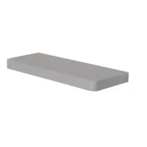 Arran floating 80cm wide shelf kit - light grey