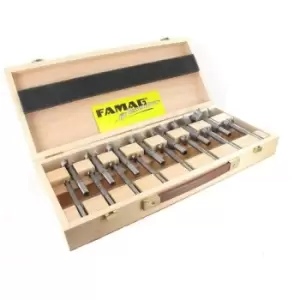 Famag - 10PCS Classic Forstner Bit, Classic 10, 15, 18, 20, 22, 25, 26, 30, 35, 40