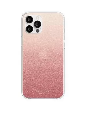 Kate Spade New York Protective Hardshell Case For Senior - Glitter Ombre Sunset - iPhone 12 Pro Max