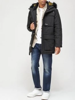 Penfield Maple Parka Jacket - Black, Size XL, Men