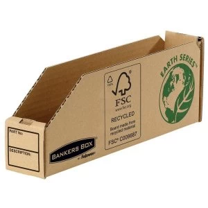Bankers Box by Fellowes Earth Series 51mm Parts Bin Corrugated Fibreboard Packed Flat Pack of 50