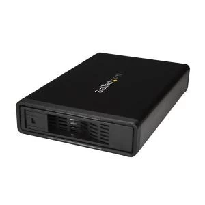 StarTech 3.5" SATA Hard Drive Enclosure eSATA USB 3.0 HDDSDD Black