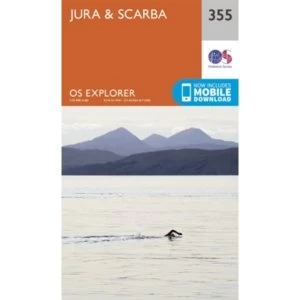 Jura and Scarba by Ordnance Survey (Sheet map, folded, 2015)