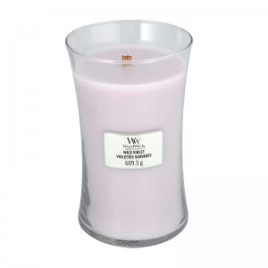 WoodWick Wild Violet Large Jar Candle 609.5g