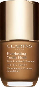 Clarins Everlasting Youth Fluid Illuminating and Firming Foundation SPF15 30ml 118 - Sienna