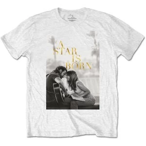 A Star Is Born - Jack & Ally Movie Poster Unisex Large T-Shirt - White