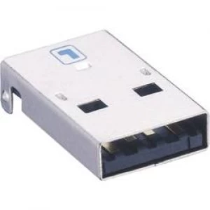 Lumberg 2410 07 USB 2.0 Connector Plug horizontal mount Panel plug type A angled SMT