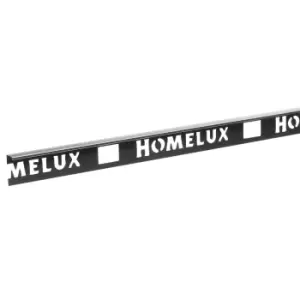Homelux Gun Metal Metal Square Tiling Trim, 8mm
