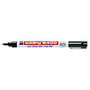 edding 8400 CD/DVD/OHP Permanent Markers, Black - Pack of 10