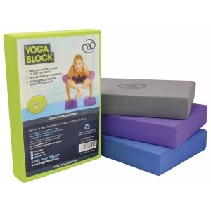 Yoga-Mad Full Yoga Block 305mm x 205mm x 50mm Blue