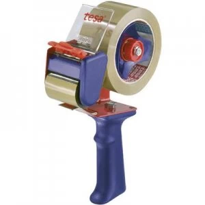 tesa Tape dispenser 06300-1-0 Blue, Red Barrel width (max.): 50 mm Decelerator, Blade protector, Manually adjustable