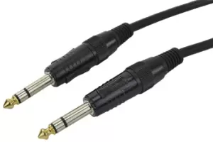 "Stereo 1/4" Jack To Stereo 1/4" Jack Lead 3m"
