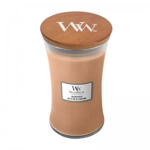 WoodWick Golden Milk Large Jar Candle 609.5g
