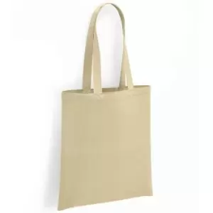 Brand Lab Organic Cotton Long Handle Shopper Bag (One Size) (Natural)