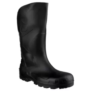 Dunlop Devon Unisex Black Safety Wellington Boots (41 EUR) (Black)