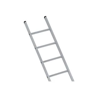 Zarges Industrial Single Aluminium Ladder with Stabiliser Bar 3.61m 12 Rungs