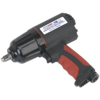 Composite Air Impact Wrench 3/8in Sq Drive Twin Hammer - Sealey