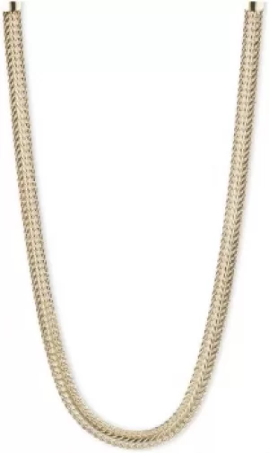 Anne Klein Gold Colour Flat Weaved 21" Necklace