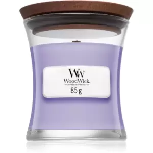 Woodwick Lavender Spa scented candle Wooden Wick 85 g