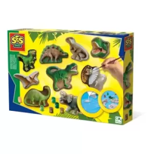 SES CREATIVE Dinosaur World Casting and Painting, 5 Years and Above (01403)