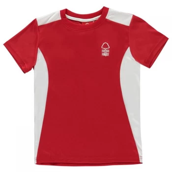 Source Lab Lab Nottingham Forest Football Club Poly T Shirt Mens - Red