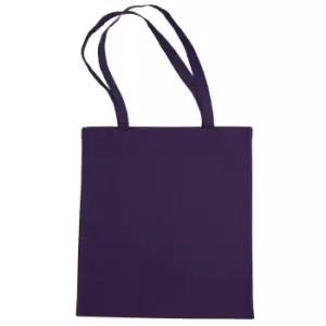 Jassz Bags "Beech" Cotton Large Handle Shopping Bag / Tote (Pack of 2) (One Size) (Purple)