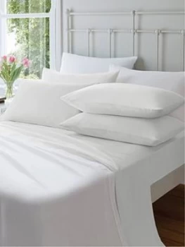 Catherine Lansfield Soft N Cosy Brushed Cotton Extra Deep Single Fitted Sheet - White